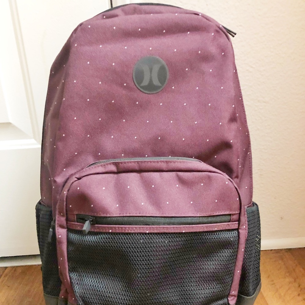 Hurley Burgundy backpack